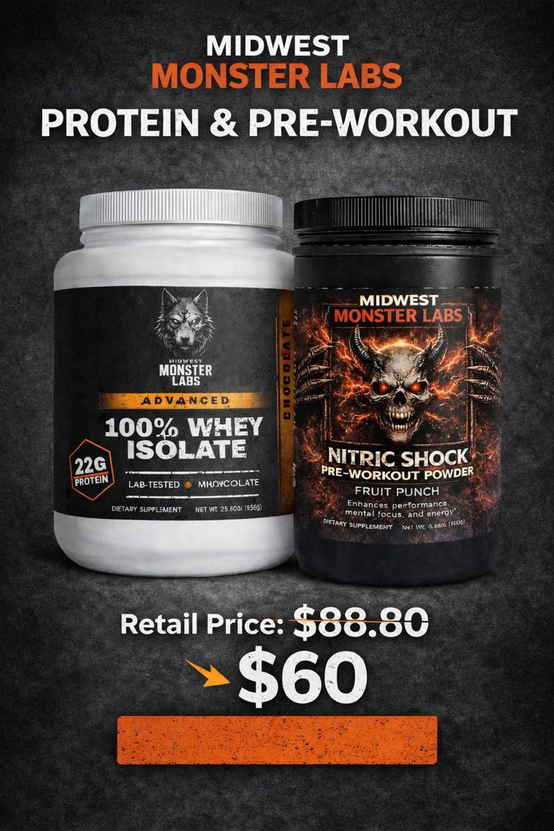 Midwest Monster Labs – Protein + Performance Stack (Exclusive Offer)
