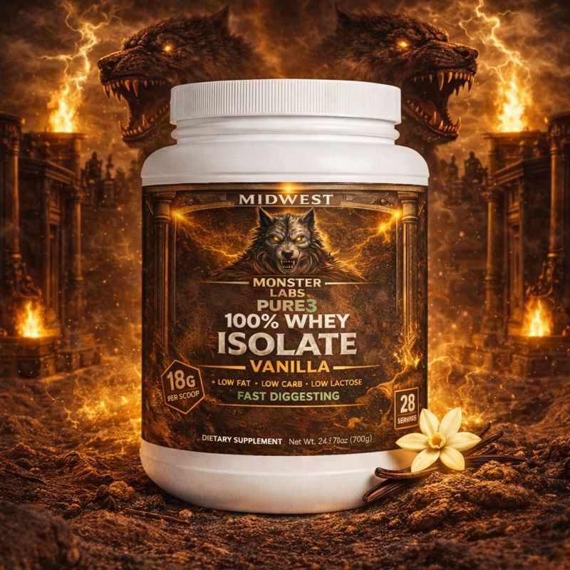 Midwest Monster Labs – Pure3 100% Whey Isolate